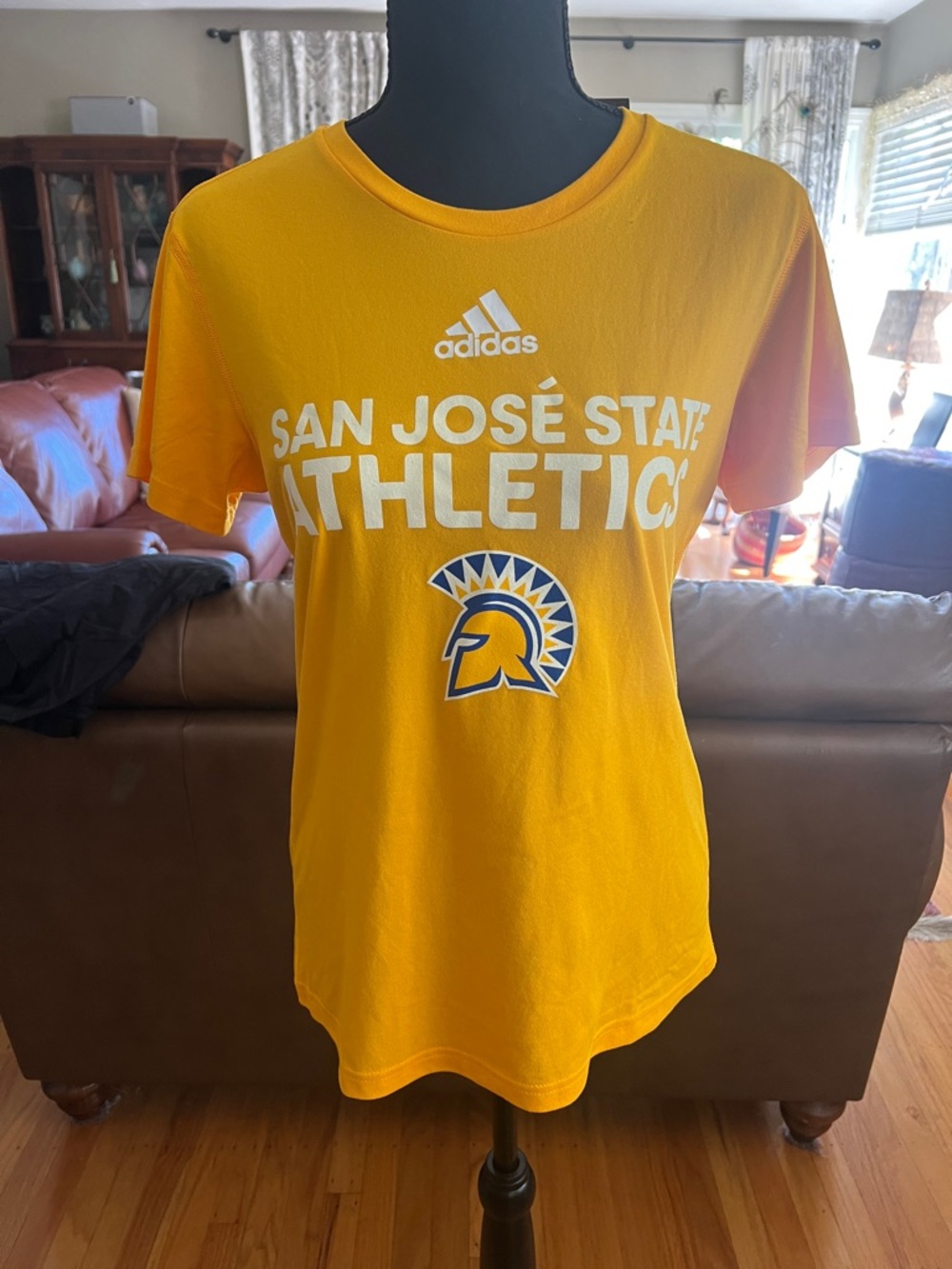 adidas Gold San José State Athletics Tee SJSU
